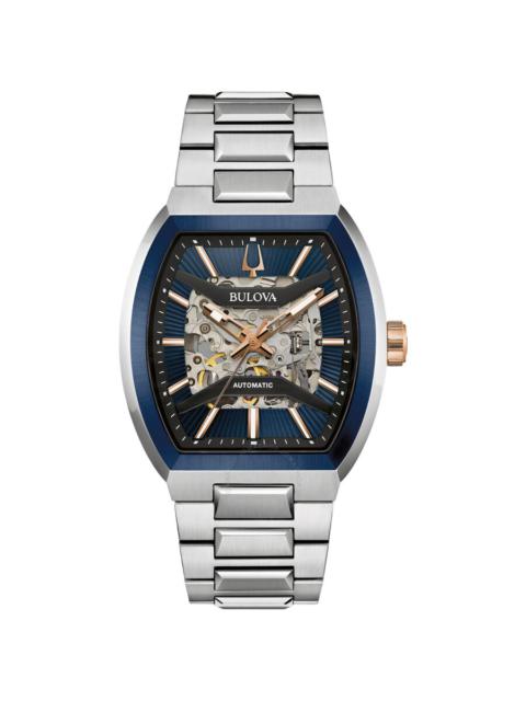 Bulova - Bulova Maquina Automatic Blue Dial Men's Watch 98A319