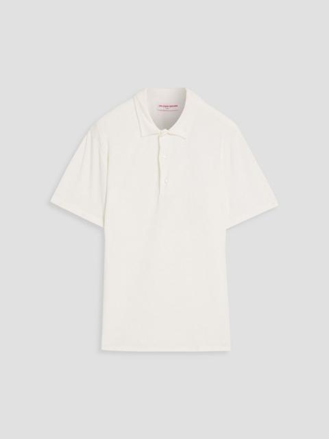 ORLEBAR BROWN Walcott modal and cotton-blend terry polo shirt
