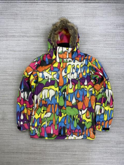 Other Designers Japanese Brand × Spoon × Vintage - Vtg Spoon Quick Snowsuit Multicolor Fullzip Hoodie Jacket