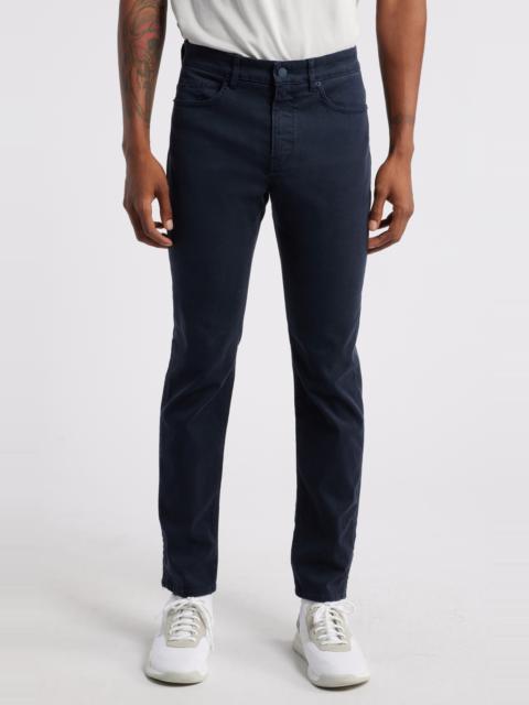 BOSS BOSS Delaware Straight Leg Five Pocket Pants in Dark Blue at Nordstrom