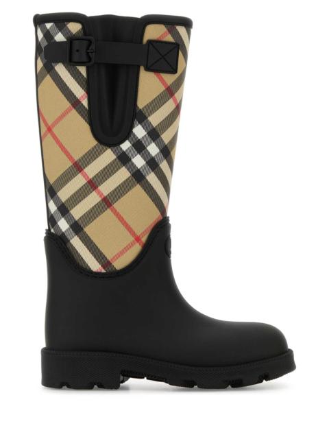 Burberry Burberry Women Printed Rubber Marsh Stamp Boots