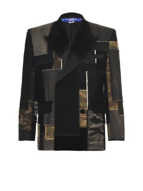 Junya Watanabe MAN Denim And Multi Fabrics Patchwork Jacket