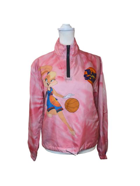 Other Designers Space Jam New Legacy Pink Tune Squad Tie-Dye Windbreaker Small