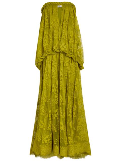 Zimmermann Zimmermann Luna Strapless Lace Gown