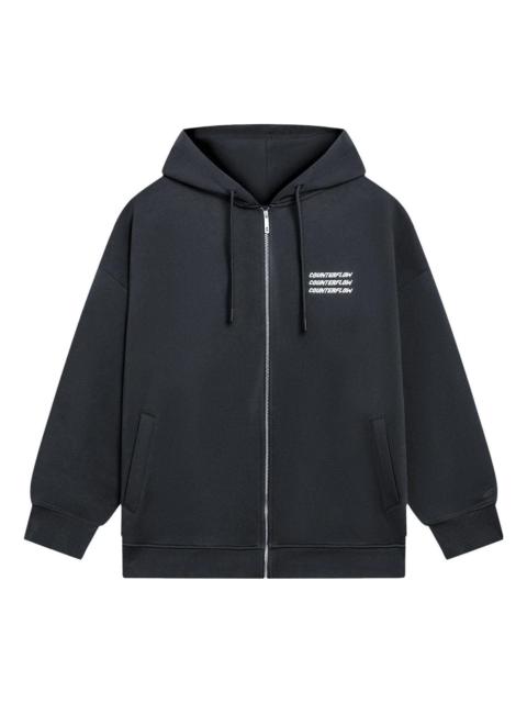Li-Ning Li-Ning Counterflow Triple Logo Hooded Jacket 'Black' AWDSI25-2