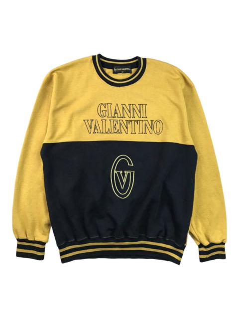 Other Designers VINTAGE GIANNI VALENTINO SPELL OUT CREWNECK SWEATSHIRT