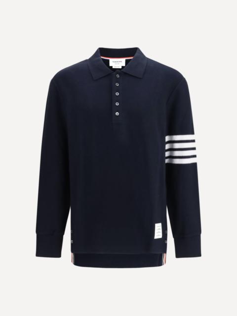Thom Browne Piqué long-sleeve Polo