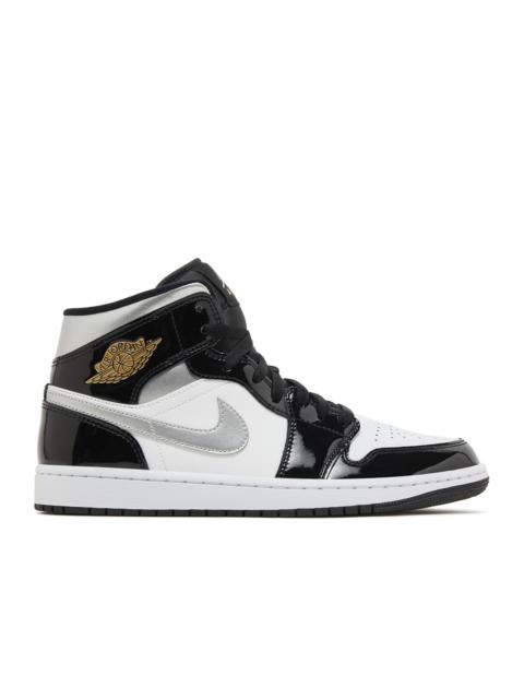 Jordan JORDAN 1 MID SE 'BLACK WHITE METALLIC SILVER'