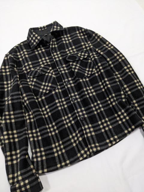 Other Designers Uniqlo Fleece Long Sleeve Flannel Plaid Checked