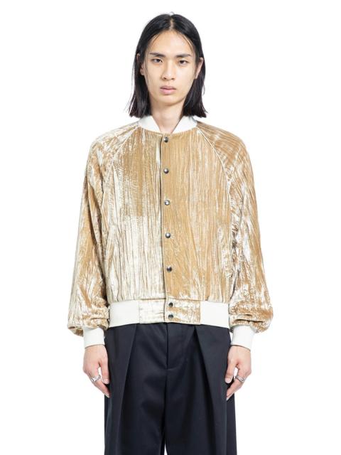 Ann Demeulemeester Esko Bomber In Froissé Velvet