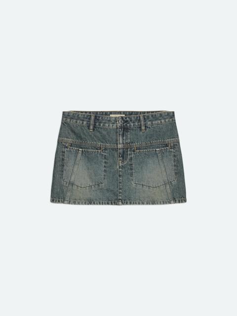 Helmut Lang DENIM MINI SKIRT
