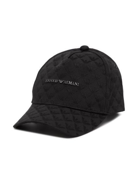 EMPORIO ARMANI Allover logo baseball cap