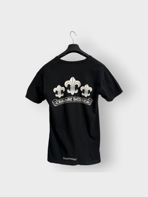 Chrome Hearts STEAL! Chrome Hearts Triple Daggers Scroll Logo Tee