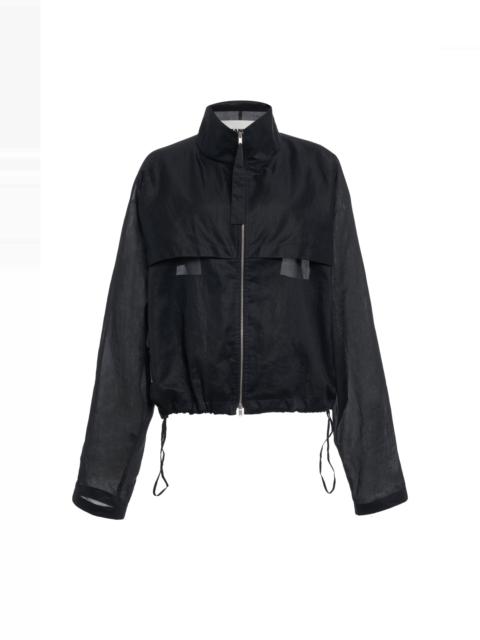 Jil Sander Cotton Blouson Jacket black