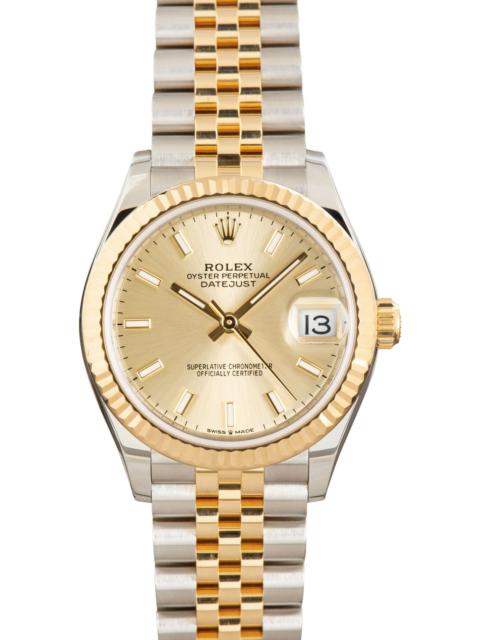 ROLEX Rolex Datejust 31 Two Tone 278273 Champagne Dial