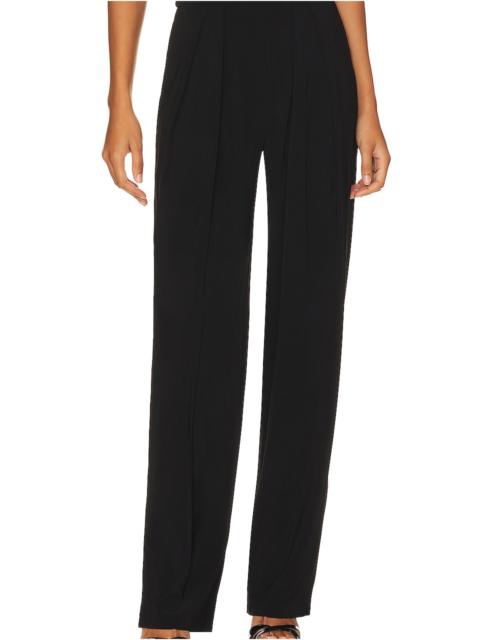 NORMA KAMALI Tapered Pleated Trouser