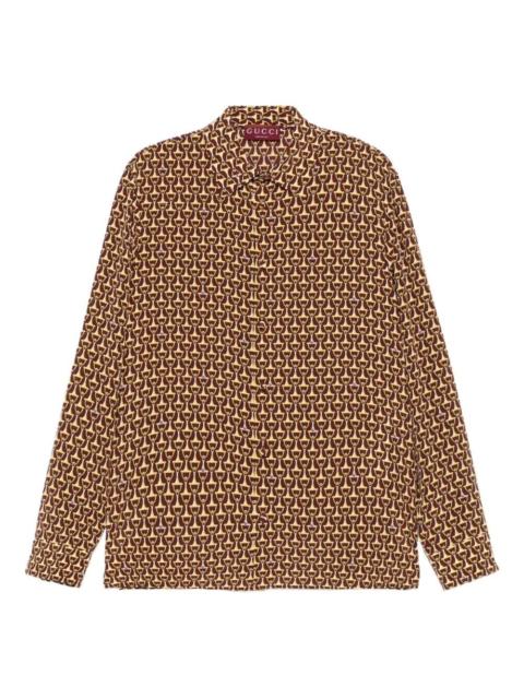 GUCCI Gucci Men Classic Skinny `Horsebit` Shirt