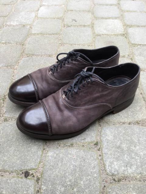 Other Designers Premiata - Brown nubuck & leather derbies. Like marsell or guidi