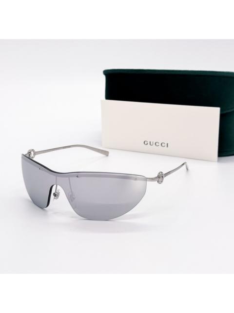GUCCI NEW GUCCI GG1700S 002 SUNGLASSES SILVER GREY GUCCI EYEWEA