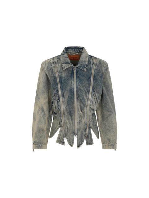 Other Designers Y/Project Tudor Zip Denim Jacket Women