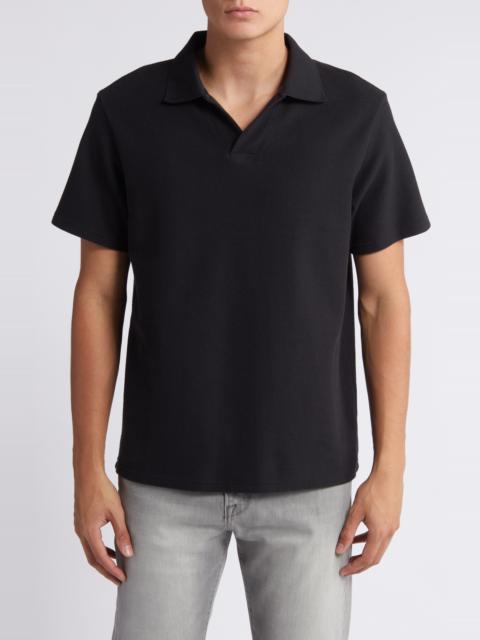FRAME FRAME Jacquard Polo in Black at Nordstrom