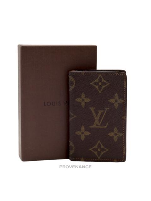 Louis Vuitton Louis Vuitton Pocket Organizer Card Wallet - Monogram Small "f"