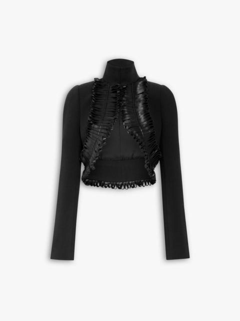 Alaïa WOOL TRIMMED JACKET