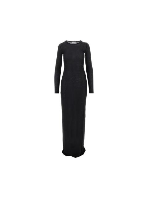 7 For All Mankind 7 For All Mankind Jersey Long Dress Black Women