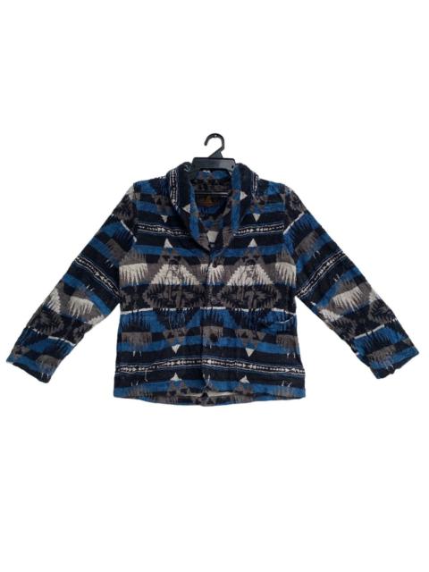 Other Designers 90s Hysteric Glamour native tribe women logo fleece jacket