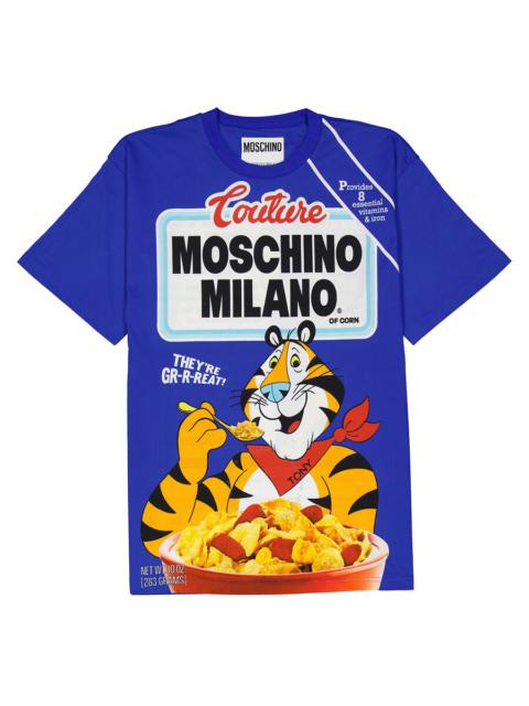 Moschino Tony The Tiger Oversized T-Shirt In Blue