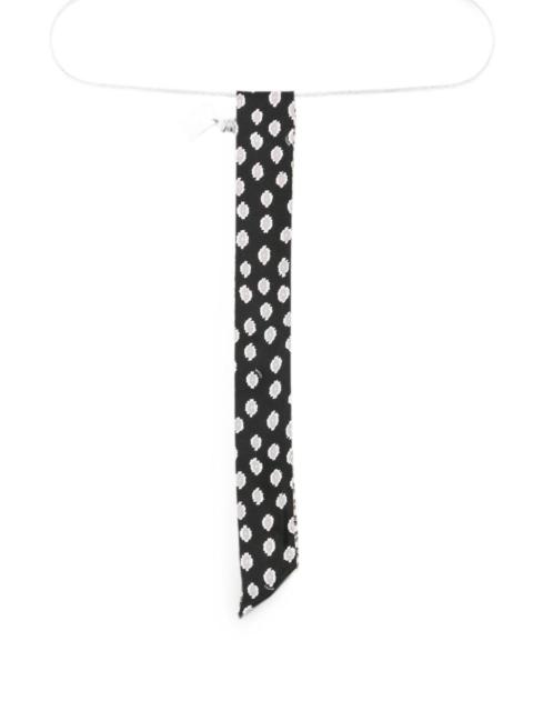 CELINE Celine Women Printed Silk Lavalliere