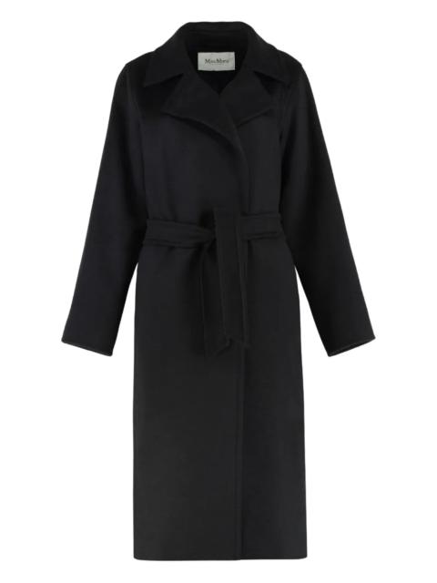 Max Mara Manuela Belted Coat in Black