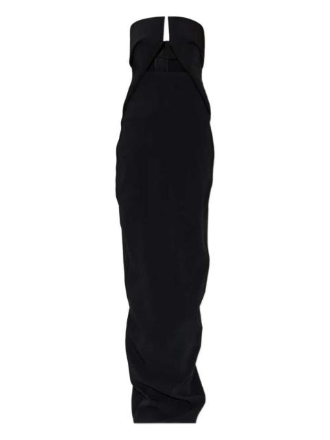 Rick Owens Rick Owens Women Strapless Cutout Maxi Dress
