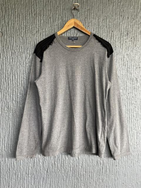 Comme des Garçons Homme CDG Shoulder Patch Striped LS SHIRT