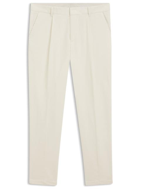 BOSS TAPERED-FIT TROUSERS IN STRETCH-COTTON CORDUROY