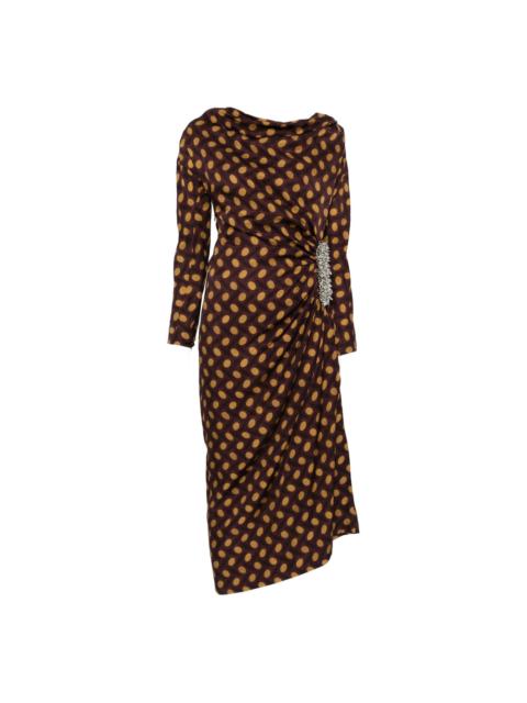 Dries Van Noten Dries Van Noten Brown Dresses - Cocktail & Party Dresses Women