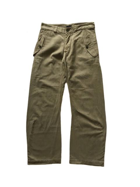 Other Designers Designer - JAPANESE BRAND TETSUYA MINAMI CURVE BAGGY TROUSER PANTS