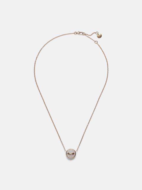 Pomellato Pom Pom Dot 18kt rose gold pendant necklace with mother-of-pearl and diamonds