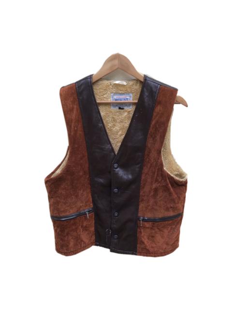 Other Designers Cardigan - MOWINT SHERPA SLEVELESS CARDIGAN SHEEP SKINS