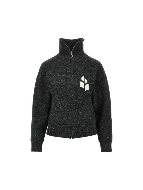 Isabel Marant Étoile Isabel Marant Etoile Women Mouliné Knitted Full-Zip Sweatshirt