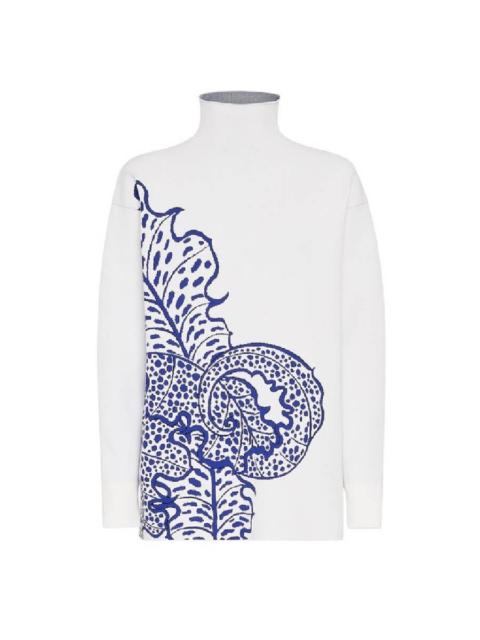 FERRAGAMO Ferragamo Jungle Print Turtleneck Sweater