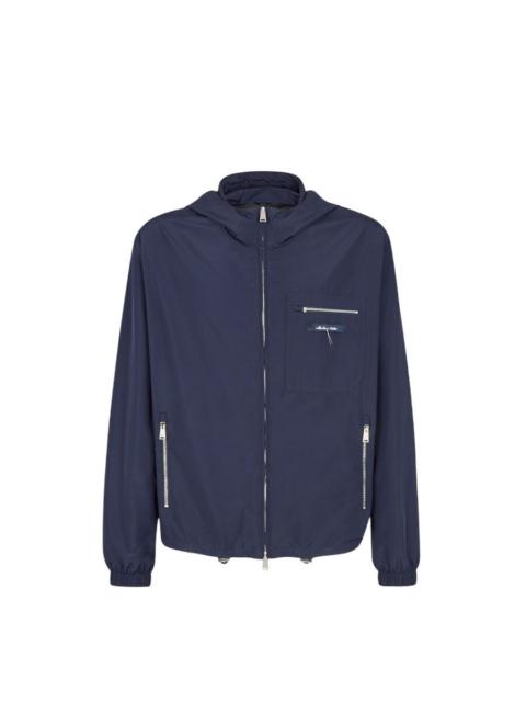 FENDI Fendi Men's Mirto Kway Nylon Jacket, Brand Size 52 ( US Size 42 )