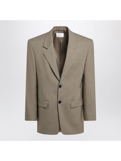 SAINT LAURENT Saint Laurent Beige Single-Breasted Wool And Mohair Jacket Men
