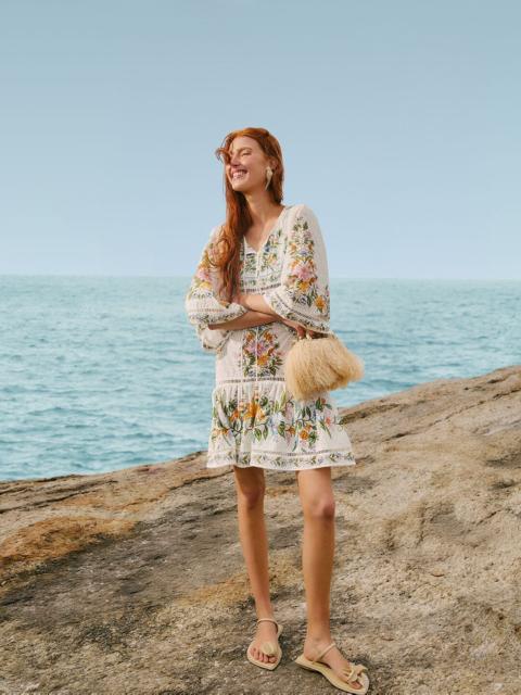 FARM RIO Sweet Bloom Bouquet Short Cover Up