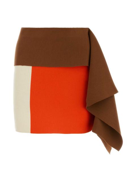 FENDI Wool Mini Skirt