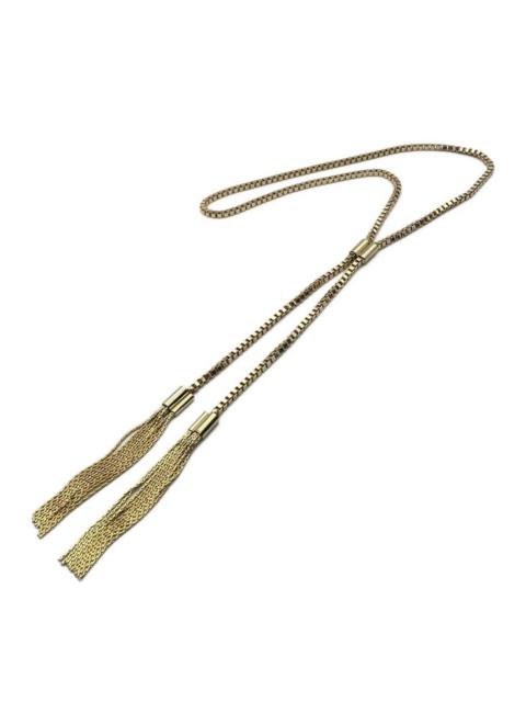 Max Mara Max Mara Golden Tassel Bolo Tie