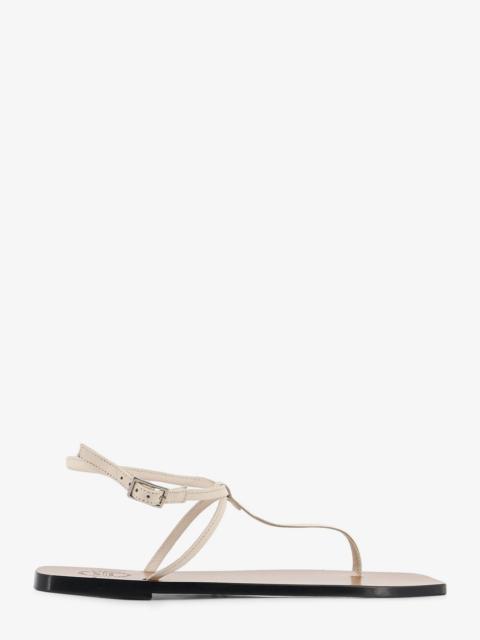 ATP ATELIER Atp Atelier Alassio Leather Sandals Beige