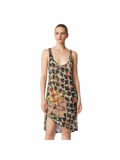 Dries Van Noten Dries Van Noten SS14 Floral Full print Asymmetric Hem Dress