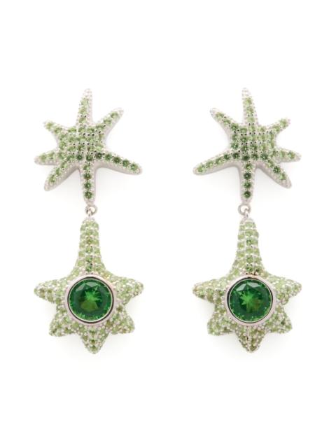 Collina Strada APPLE GREEN STAR DROP EARRING