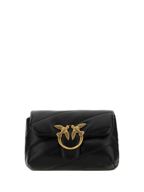 PINKO Pinko Love Baby Shoulder Bag Nero-Antique Gold